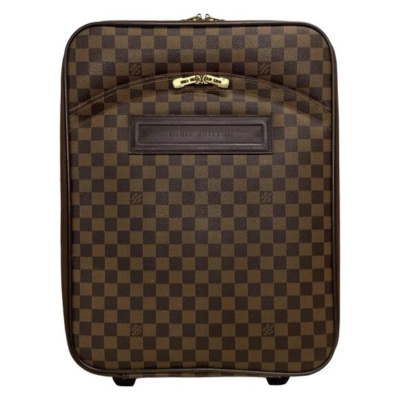 LOUIS VUITTON Pegase 45 (Old Model) Ebene Damier Suitcase bran848-100325 - Picture 1 of 16